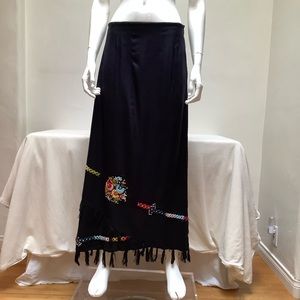 FREE PEOPLE WOOL MAXI SKIRT